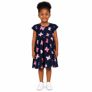 Vestido Borboletas Marinho