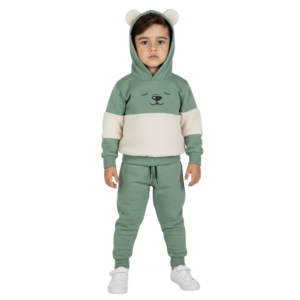 Conjunto Moletom Carneirinho Verde Oliva