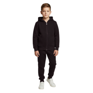 Conjunto Moletom Liso Preto