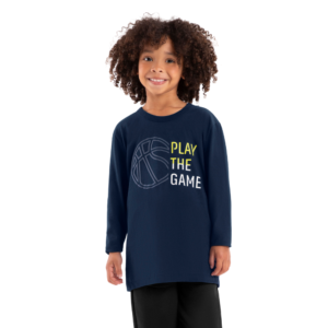 Camiseta Play The Game Marinho