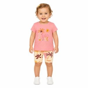 Conjunto Flamingo Rosa