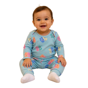 Conjunto Térmico Urso Verde Água