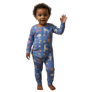 Conjunto Térmico Unicórnio Azul