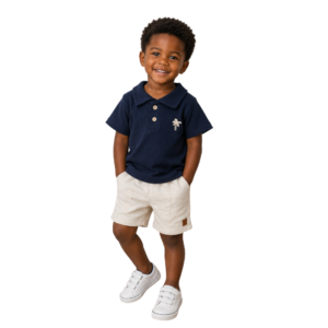 Camisa Polo em Chess e Bermuda Polilinho Off