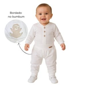 Conjunto Body e Calça Preguiça Off